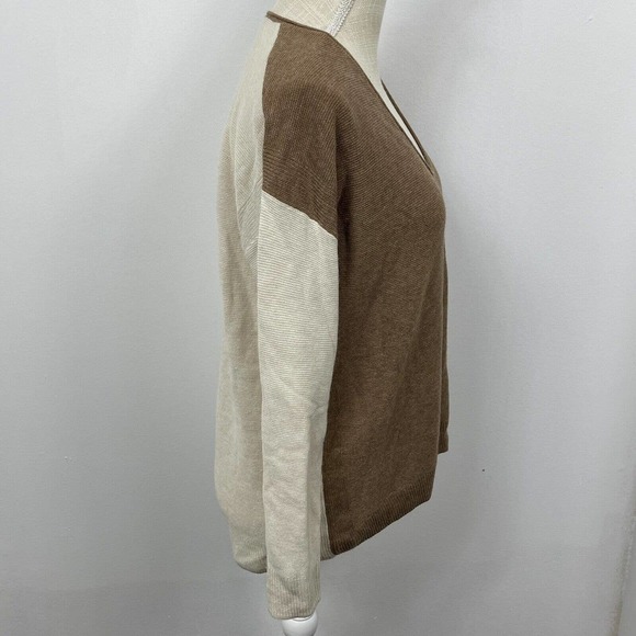 Madewell Kimball Pullover Sweater Knit Merino Wool Alpaca Womens Size S Tan NWT - Picture 8 of 12